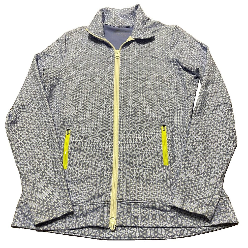 Peter Millar Women’s Full Zip Jacket Size Small 50+ UPF Golf Tennis Active EUC